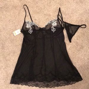 Brand new black lingerie set